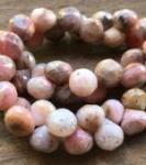 Opal, Pink, Variegated, Onion, 8 mm