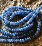 Sapphire, Blue, Rondelle, 3-4 mm