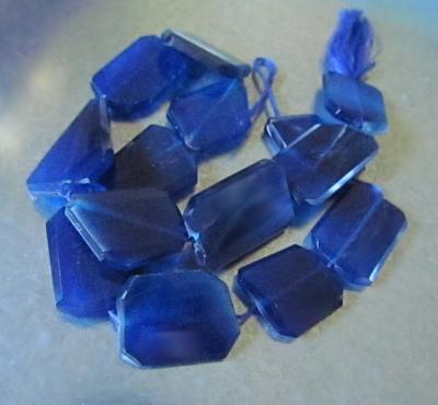 Chalcedony, Blue, Flat S, Sapph, 