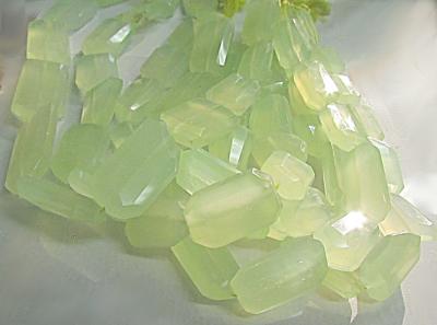 Chalcedony, Green, Flat Slice