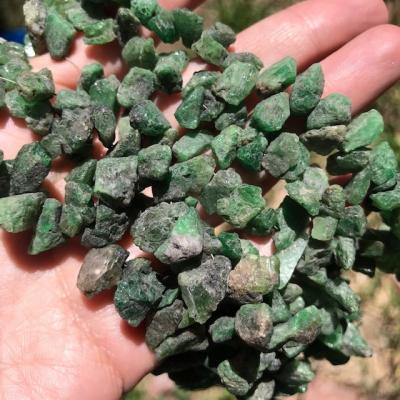 Chrome Diopside, Organic, Rough Cut, 