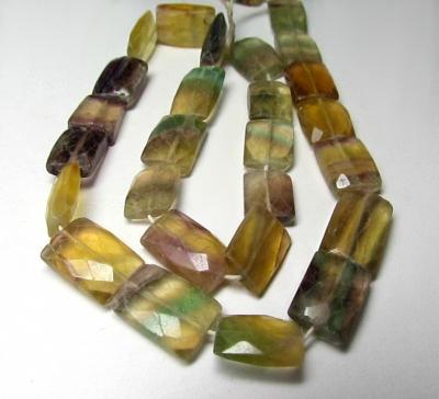 Fluorite, Multi, Cushion