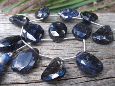 Iolite, Mixed Shape Pendants