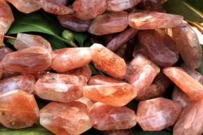 Sunstone, Flat Slice, 14 mm