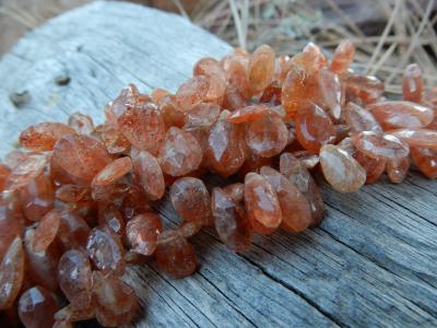 Sunstone, Pear, 7 mm