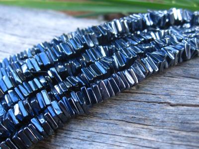 Spinel, Black, Square, Diamond Finish,