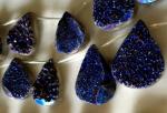 Druzy, Indigo Blue, Pears