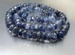 Iolite, Blue, Rondelle, 8-9 mm, 