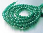 Jade, Green, Rondelles 4mm