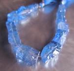 Quartz, Blue, 3-D Brick, Organic