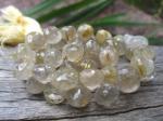 Quartz, Rutile, Gold, Onion, 9 mm 