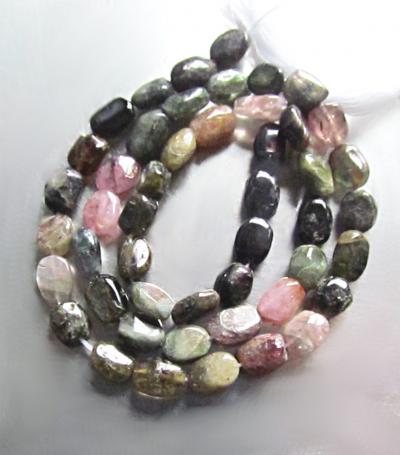 Tourmaline, Watermelon, Oval, Smooth