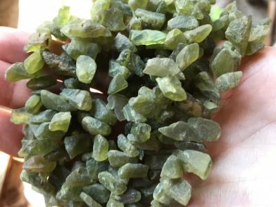 Vesuvianite, Organic, Top Drill, 7 mm